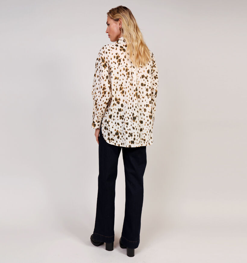 Orfeo Flint Blouse Cow Print en Ecru pour femmes (364331)