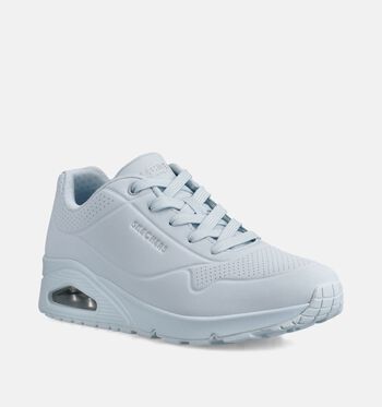 Skechers Uno Stand On Air Low Sneakers Zwart/Wit/Oranje/Beige/Blauw/Groen