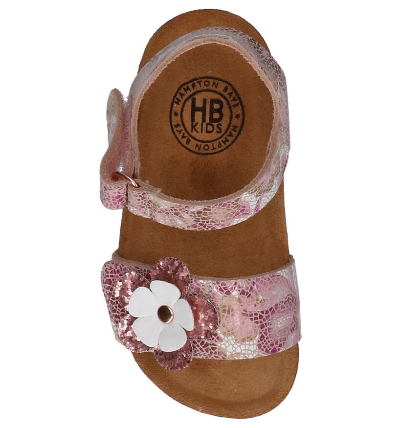 Hampton Bays Sandales en Rose en cuir (209308)