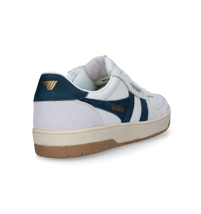 Gola Hawk Witte Sneakers voor heren (336345) - geschikt voor steunzolen