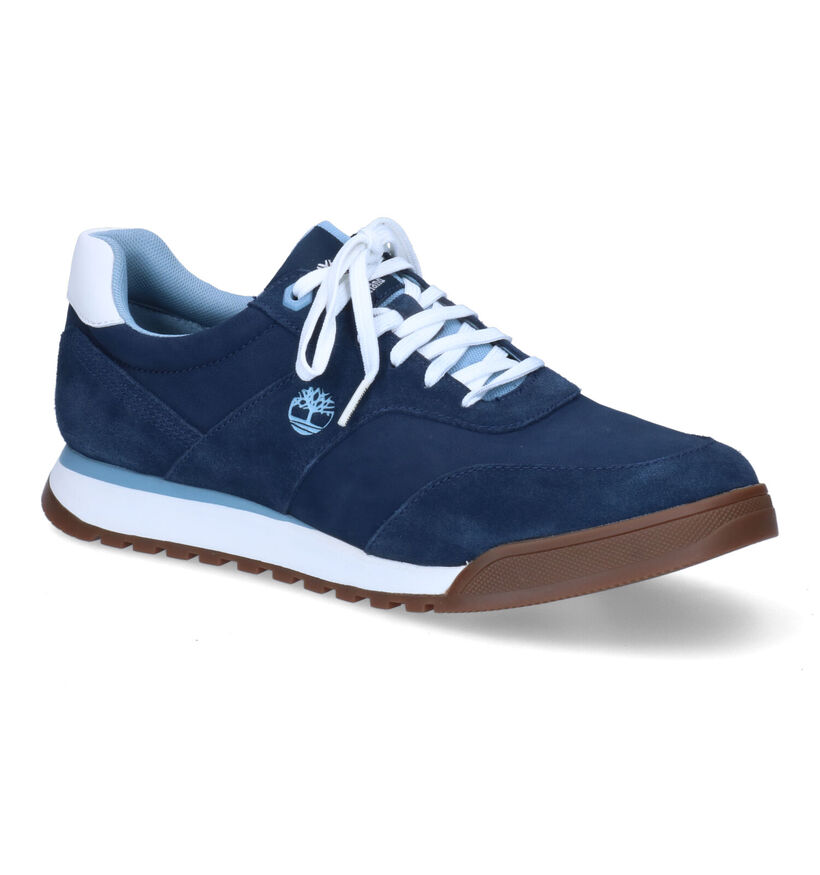 Timberland Miami Coast Blauwe Veterschoenen in daim (303815)