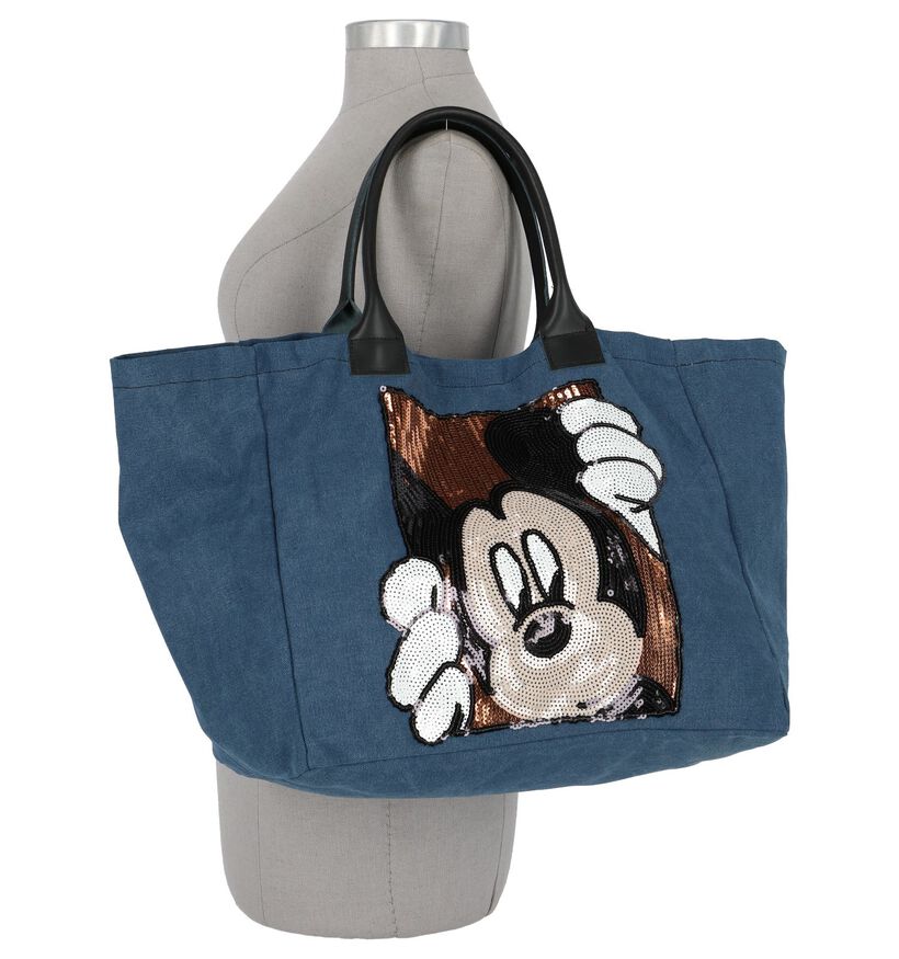 Shopper Blauw PB Fashion Mickey in stof (214021)