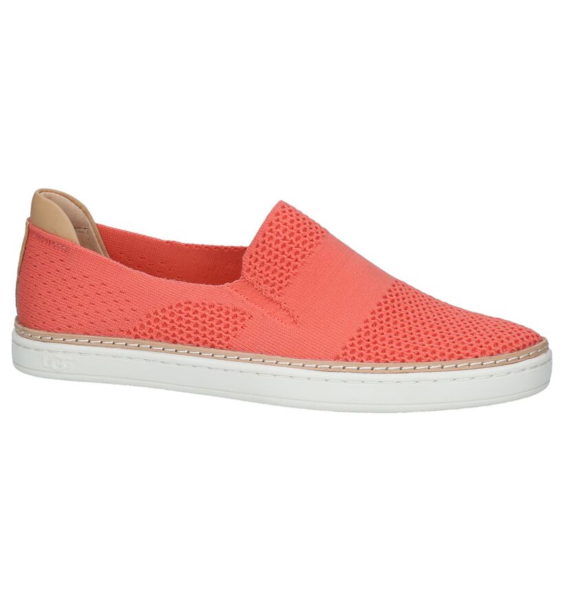 UGG Chaussures slip-on en Rose saumon en cuir (210293)