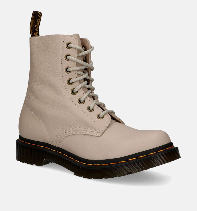 Dr. Martens 1460 Pascal Bottines en Écru pour femmes (319229) - pour semelles orthopédiques