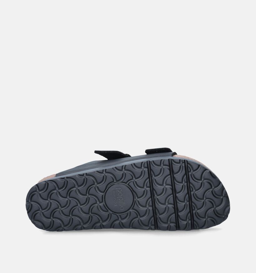 Birkenstock Arizona Pap Flex Platform Nu-pieds en Noir pour femmes (350894)
