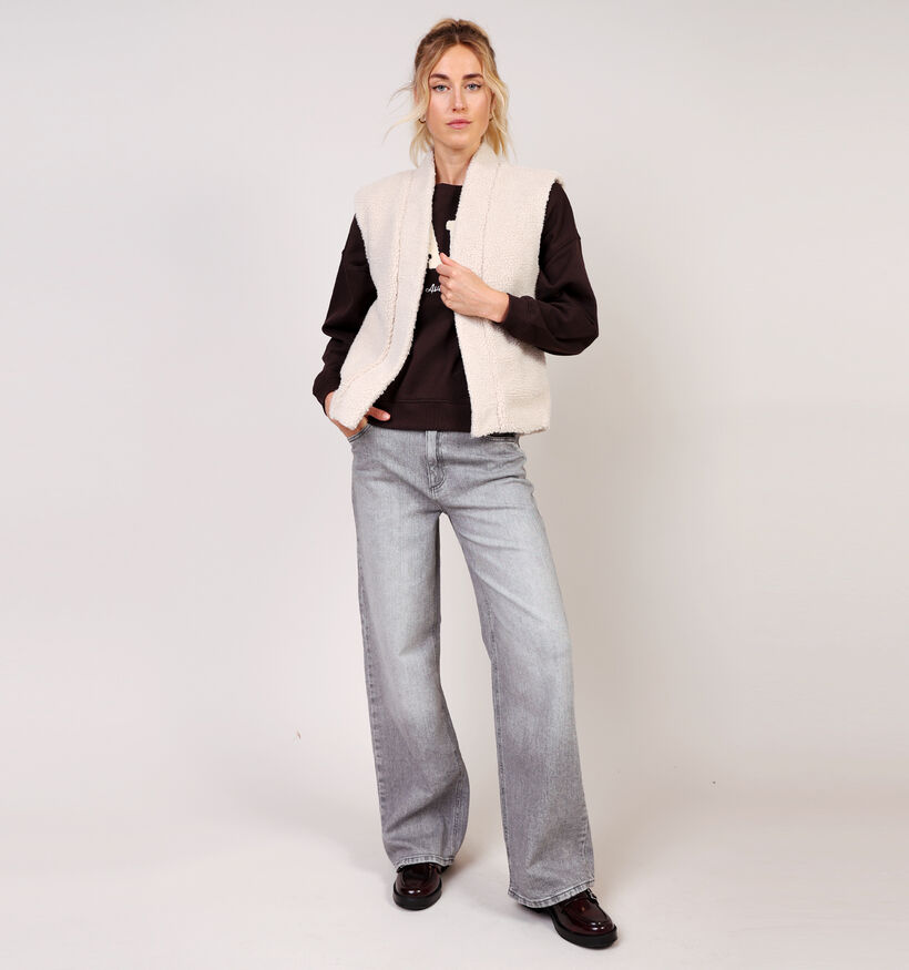 JDY Birdy Teddy Ecru Gilet voor dames (359991)