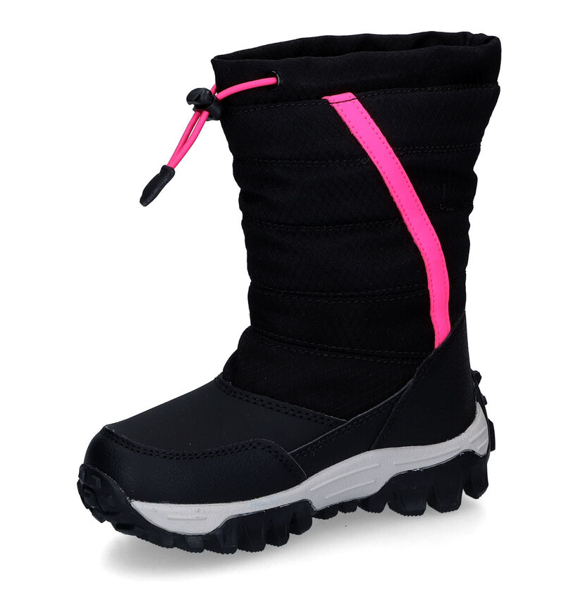 Geox Himalaya Zwarte Snowboots voor meisjes (317651) - geschikt voor steunzolen