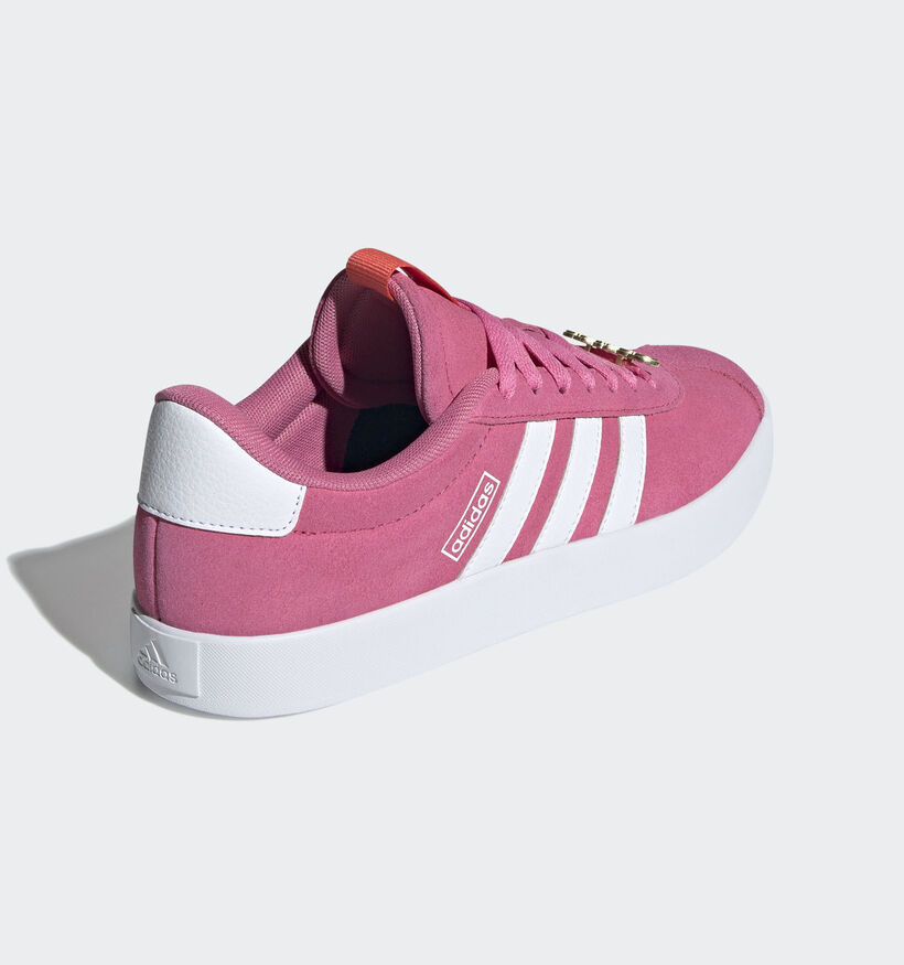 adidas VL Court 3.0 Baskets en Fuchsia pour femmes (341461)