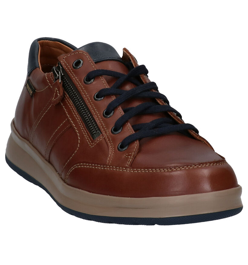 Mephisto Chaussures à lacets en Cognac en cuir (307307)