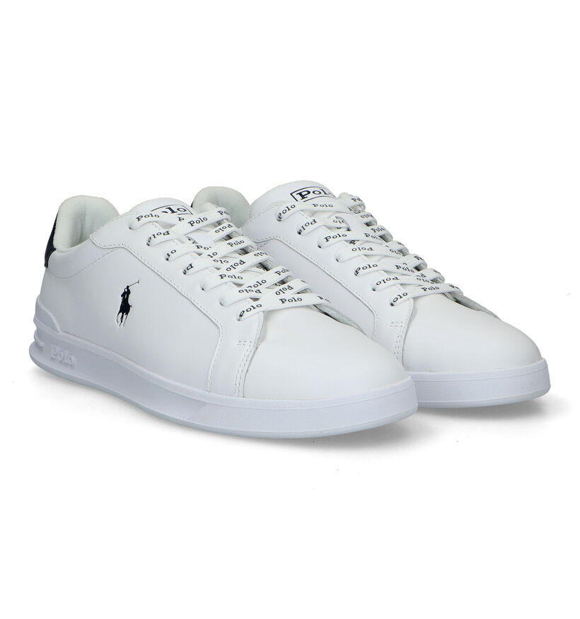 Polo Ralph Lauren HRT Court Chaussures à lacets en Blanc pour hommes (345306)