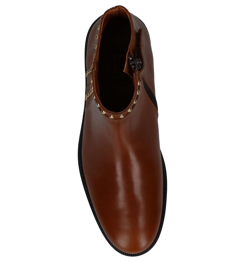 Hampton Bays Chaussures hautes en Cognac en cuir (226134)