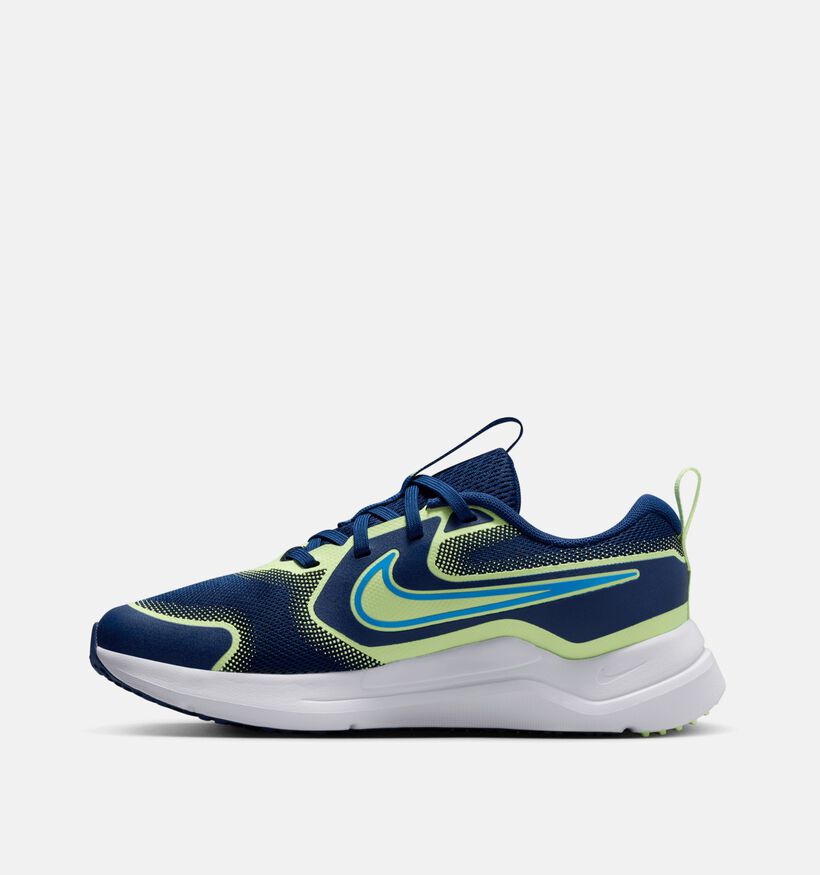 Nike Cosmic Runner Blauwe/Gele Sportschoenen voor jongens, meisjes (359886)
