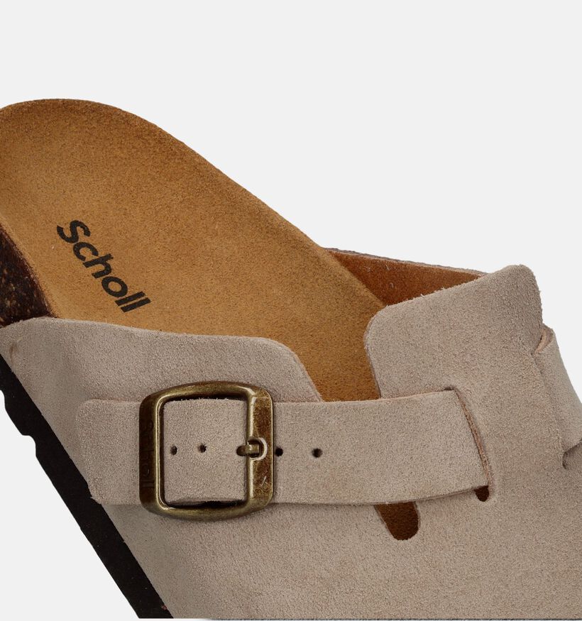 Scholl Fae Taupe Slippers voor dames (338545)