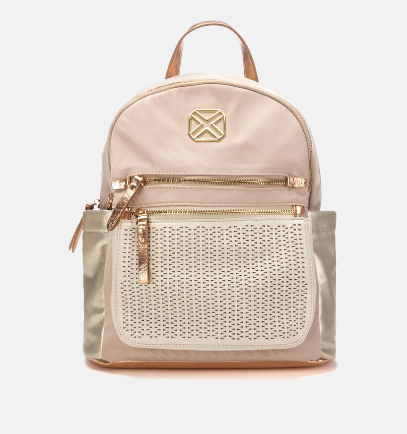 Xti Beige/Ros&eacute; Gouden Geklede Rugzak voor dames (373584)