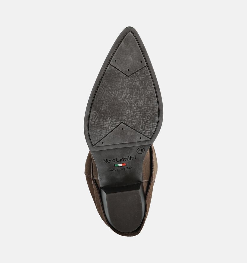 NeroGiardini Bottes hautes en Marron pour femmes (377893)