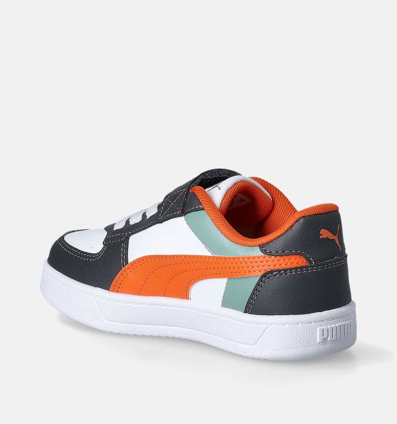 Puma Caven 2.0 Block AC Baskets en Vert Khaki pour filles, garçons (350383)