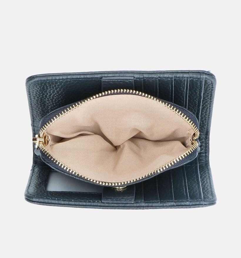 Crinkles Blauwe Ritsportemonnee voor dames (358086)