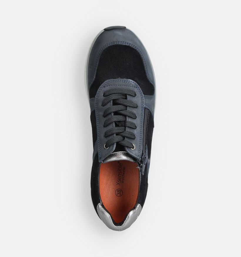 Xsensible New Jersey Blauwe Comfortschoenen voor dames (363587) - geschikt voor steunzolen