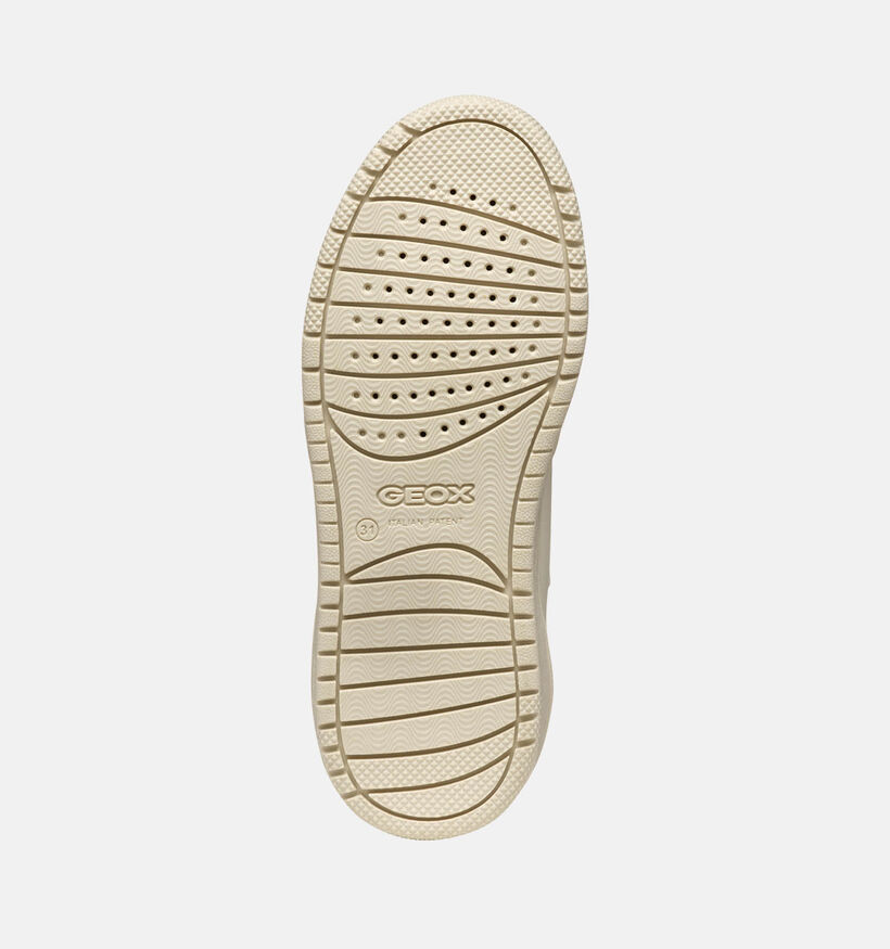 Geox Washiba Chaussures à lacets en Blanc pour garçons (356390) - pour semelles orthopédiques