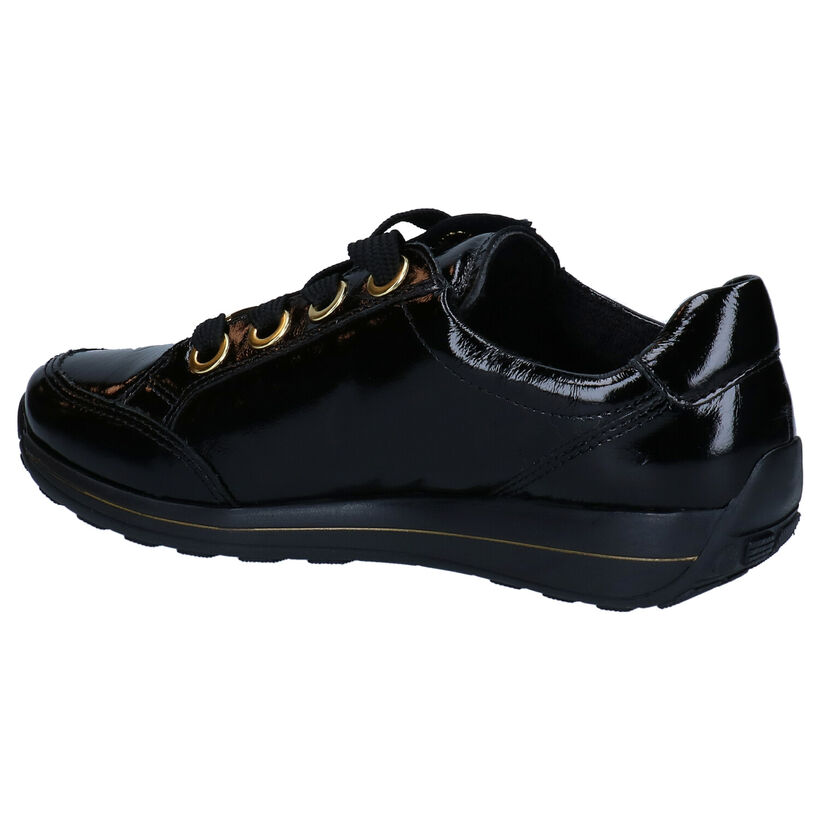 Ara Osaka Chaussures à Lacets en Noir en cuir (298961)