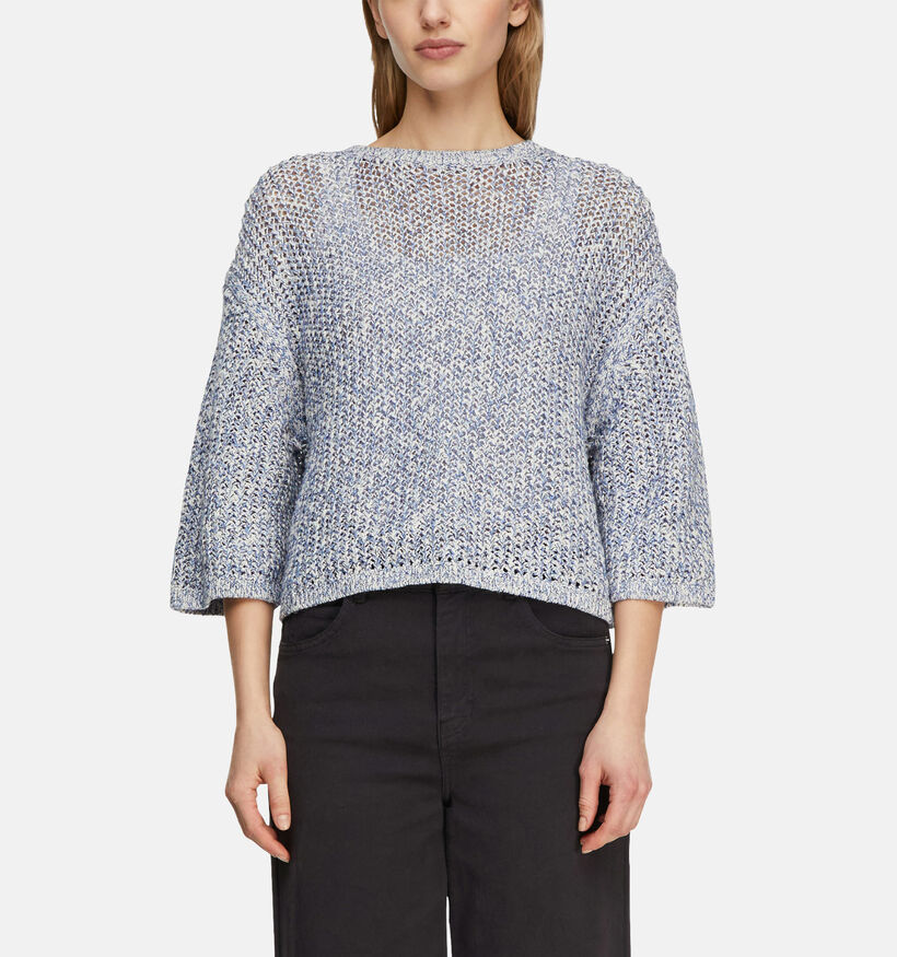 comma Moulin&eacute; Knit Pull en Bleu pour femmes (373153)