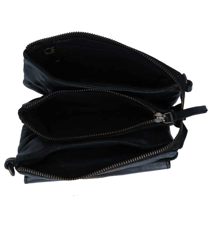 Bear Design Sac porté croisé en Noir en cuir (284321)