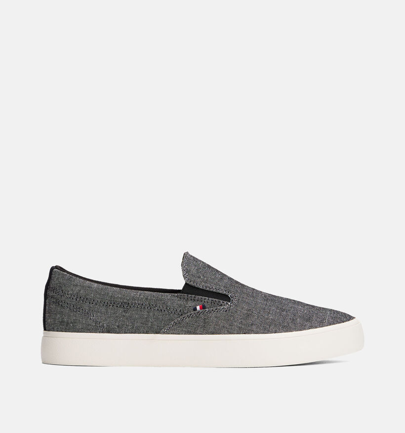 Tommy Hilfiger HI Vulc Low Slip-on Chaussures à enfiler en Gris pour hommes (352826) - pour semelles orthopédiques