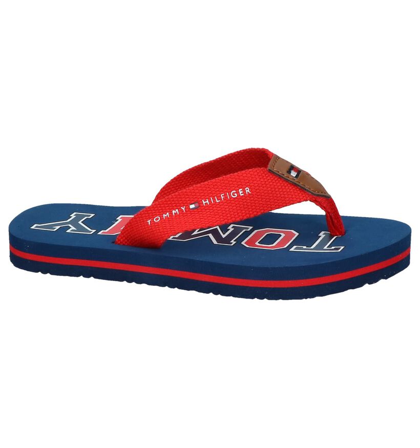 Rode Teenslippers Tommy Hilfiger in stof (239569)