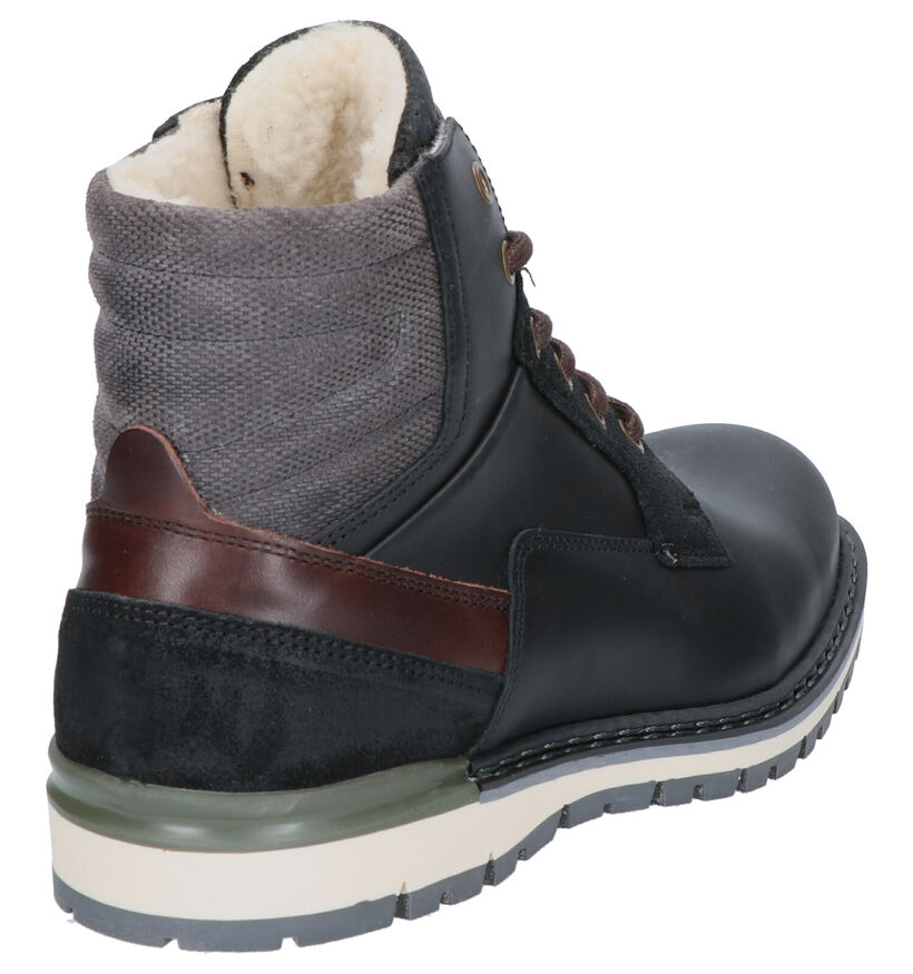 Bullboxer Bottines en Noir en cuir (256321)