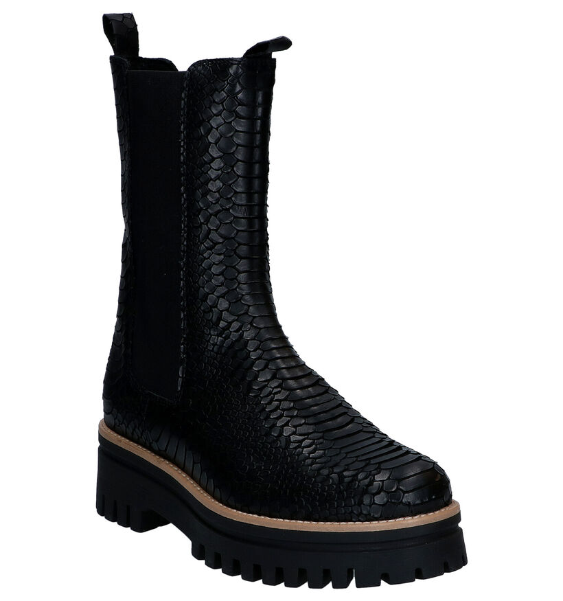 Sweet Lemon Bottines Chelsea en Noir en cuir (300309)