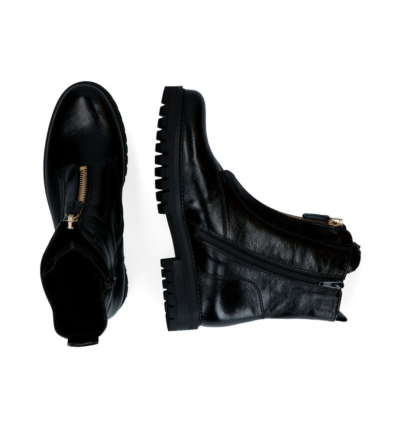 Gabor OptiFit Bottines en Noir en cuir (297226)