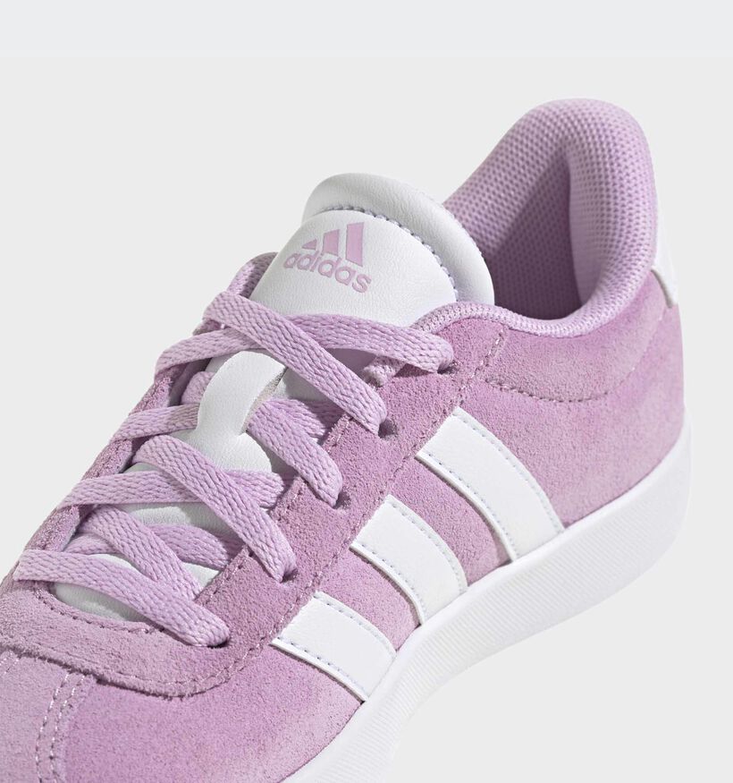 adidas VL Court 3.0 Baskets en Violet pour filles (366886) - pour semelles orthop&eacute;diques