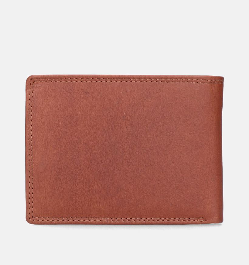 Euro-Leather Portefeuille en Cognac pour hommes (343471)