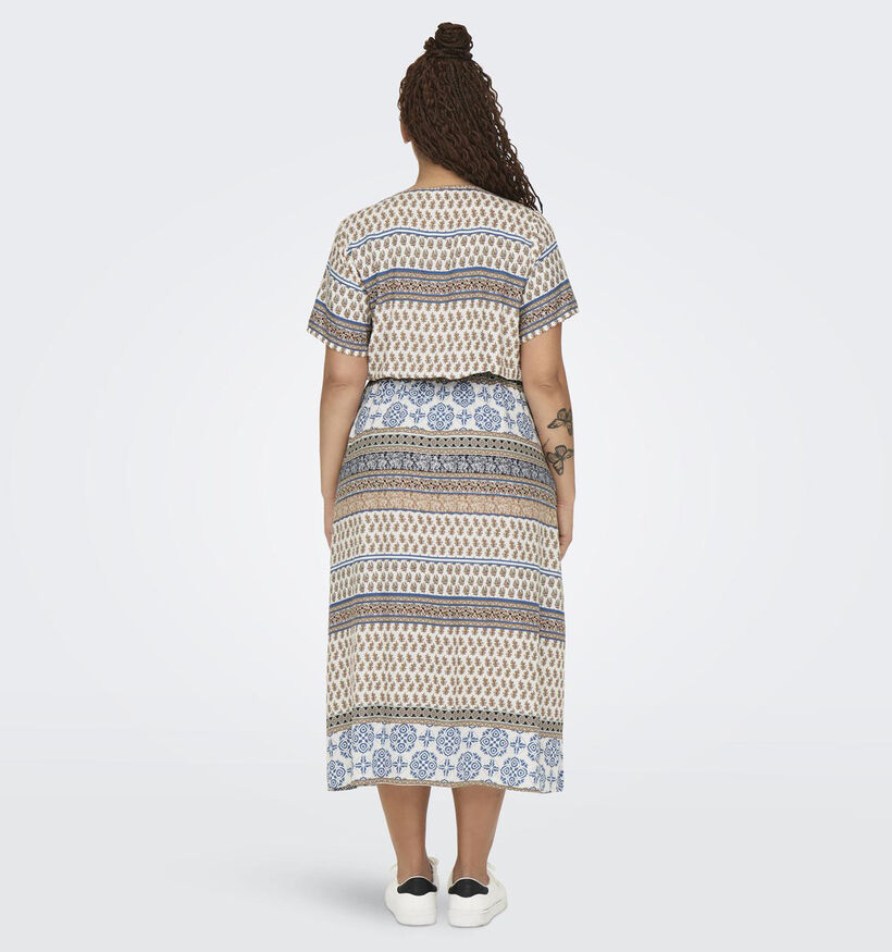ONLY Carmakoma Beth Robe mi-longue en Beige pour femmes (343496)