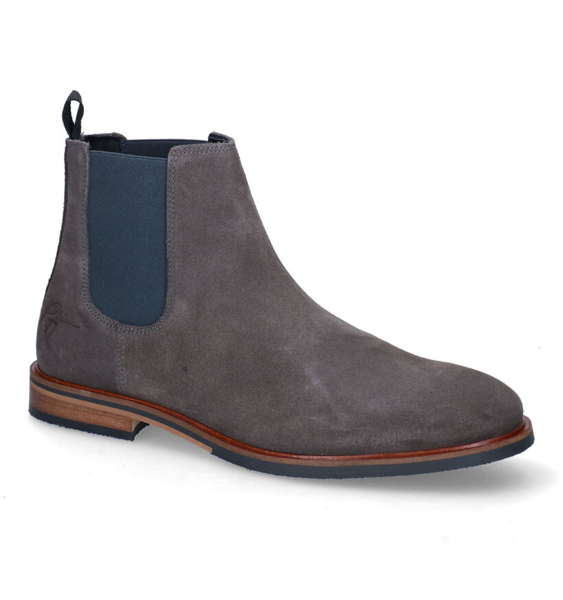 Bullboxer Bruine Chelsea Boots voor heren (312624) - geschikt voor steunzolen