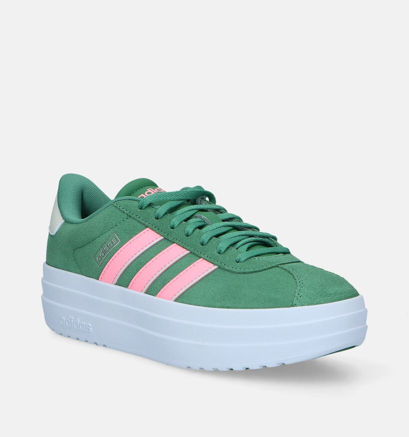 adidas VL Court Bold Baskets en Vert pour femmes (343369)