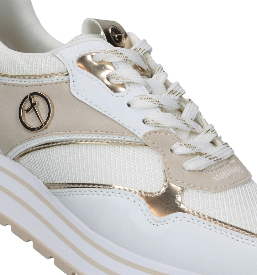 Tamaris Beige Platform Sneakers voor dames (320581) - geschikt voor steunzolen