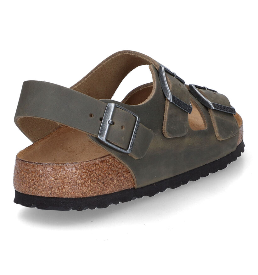 Birkenstock Milano Sandales en Marron pour hommes (351144)