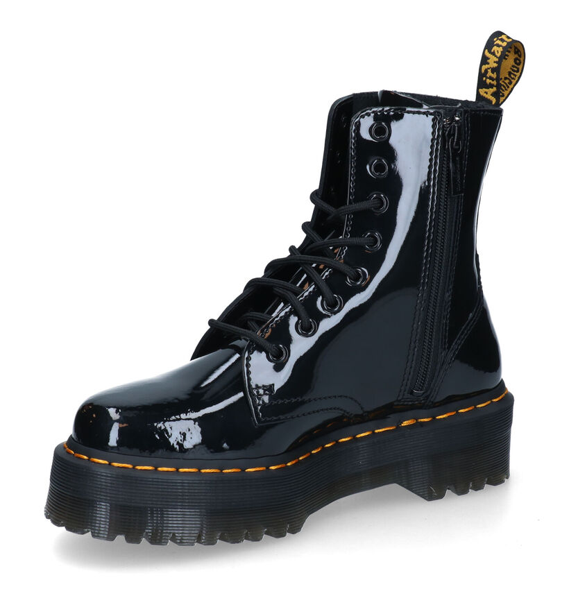 Dr. Martens Jadon Bottines en Noir en verni (312411)