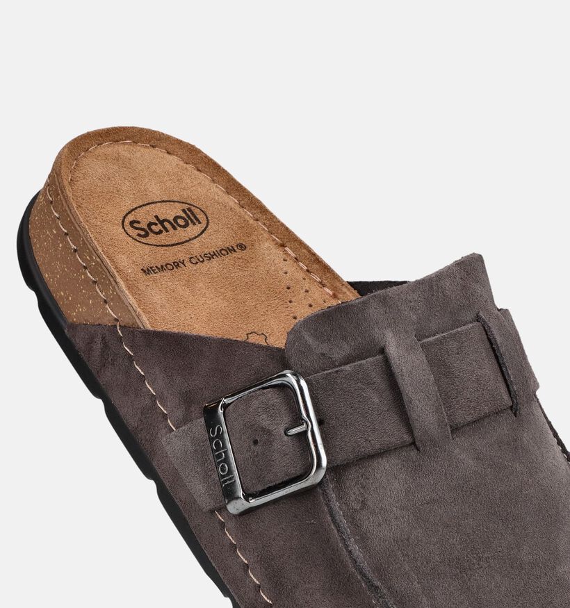 Scholl Bora Nu-pieds casual en Gris pour hommes (381872)