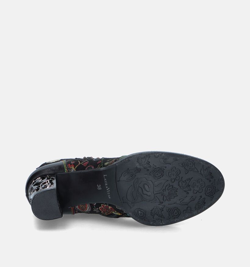 Laura Vita Ledao 09 Bottillons en Noir pour femmes (348002)