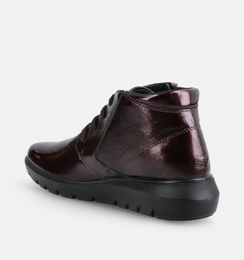 Hush Puppies Iven Bordeaux Veterboots voor dames (377828) - geschikt voor steunzolen