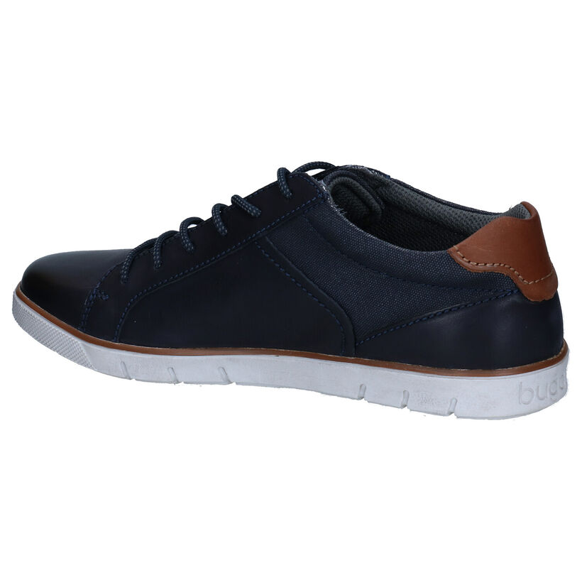 Bugatti Pacific Blauwe Veterschoenen in nubuck (306756)