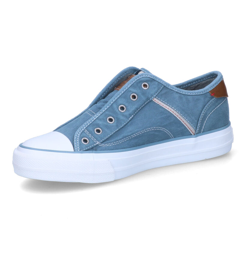 Mustang Slip-ons en Bleu pour femmes (303675)