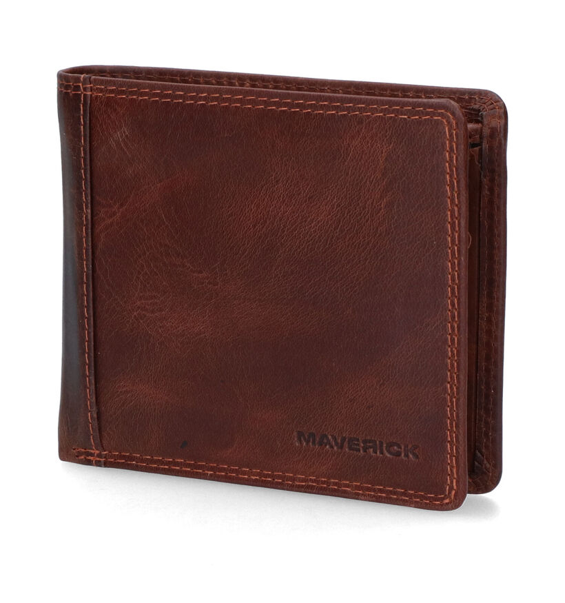 Maverick Portefeuille en Brun pour hommes (358810)