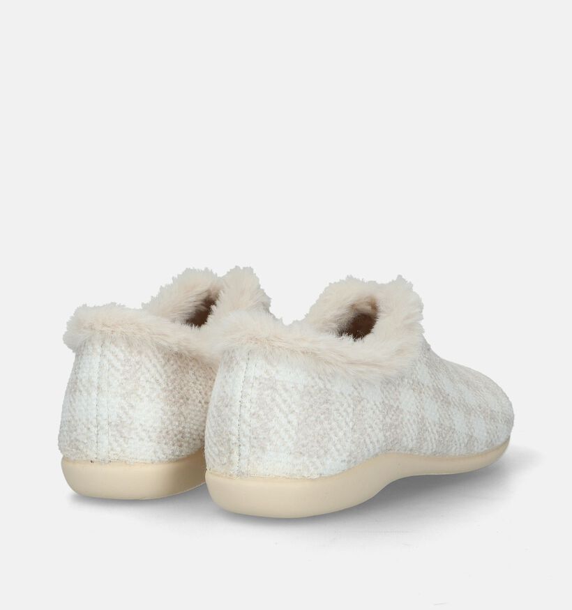 River Woods Niama Pantoufles à carreaux en Gris pour femmes (347366)