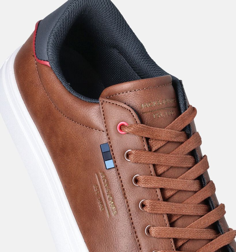 Jack & Jones Bale Chaussures à lacets en Cognac pour hommes (352852) - pour semelles orthopédiques