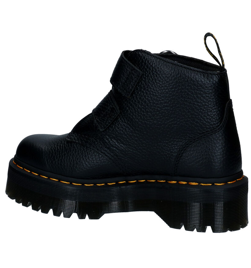 Dr. Martens Devon Heart Zwarte Boots in leer (294126)