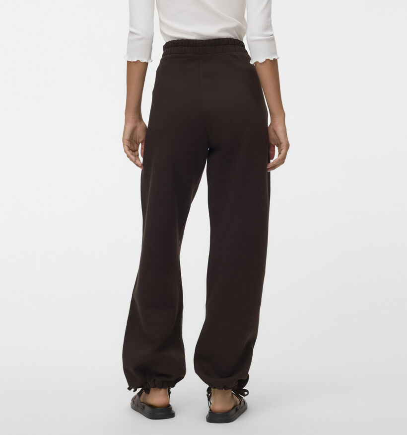 Vero Moda Teddy Pantalon de jogging en Brun fonc&eacute; pour femmes (381321)