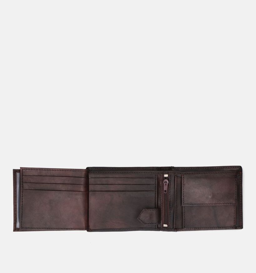 Euro-Leather Portefeuille en Marron pour hommes (353555)